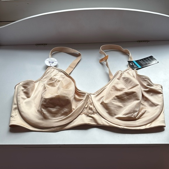 Bali Women's Passion for Comfort Back Smoothing Underwire Bra DF3390 42DD Tan - Picture 3 of 9